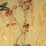 Accolay side table in resin and gold-tone metal