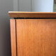 Commode vintage en bois à 5 tiroirs