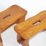 Pair of low stools