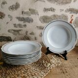 8 Bavaria porcelain soup plates