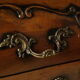 Louis XV style walnut tomb chest of drawers, 20th century