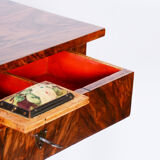 Biedermeier side table, restored, walnut, austria, 1820s