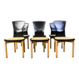 Vintage Pelope dining chairs by Francesco Binfarè for Cassina, 1990s