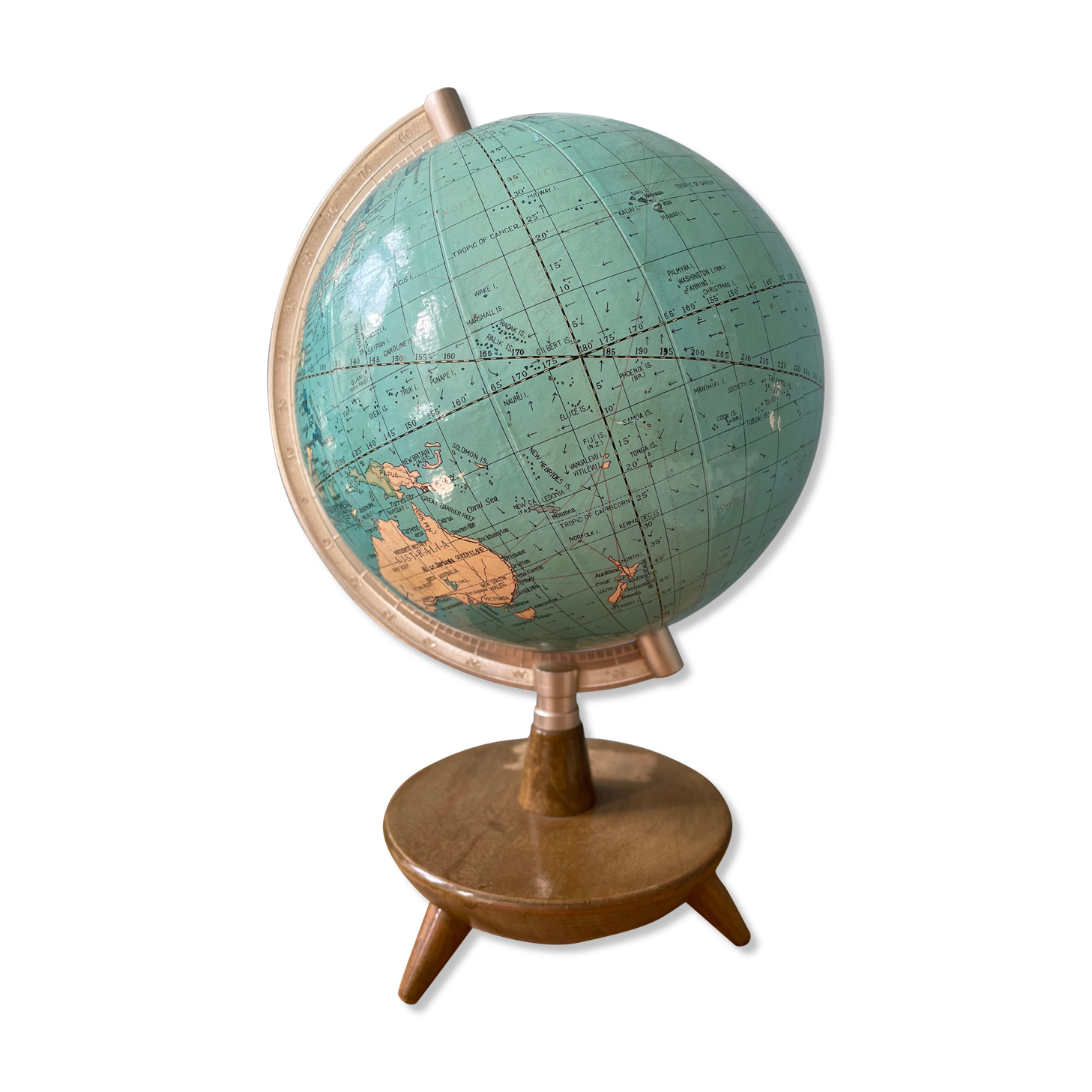 Globe terrestre vintage KED