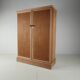 1920s Compactom Ltd gentleman’s wardrobe in light oak