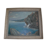 Paysage maritime de Claude Pallot (1901-1987)