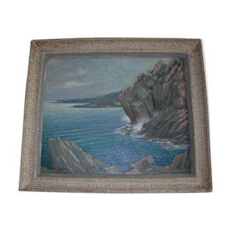 Maritime Landscape by Claude Pallot (1901-1987)