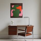 Minimalist colorful abstract "brick 2" by Bodasca