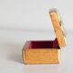 Old wooden box and mother-of-pearl