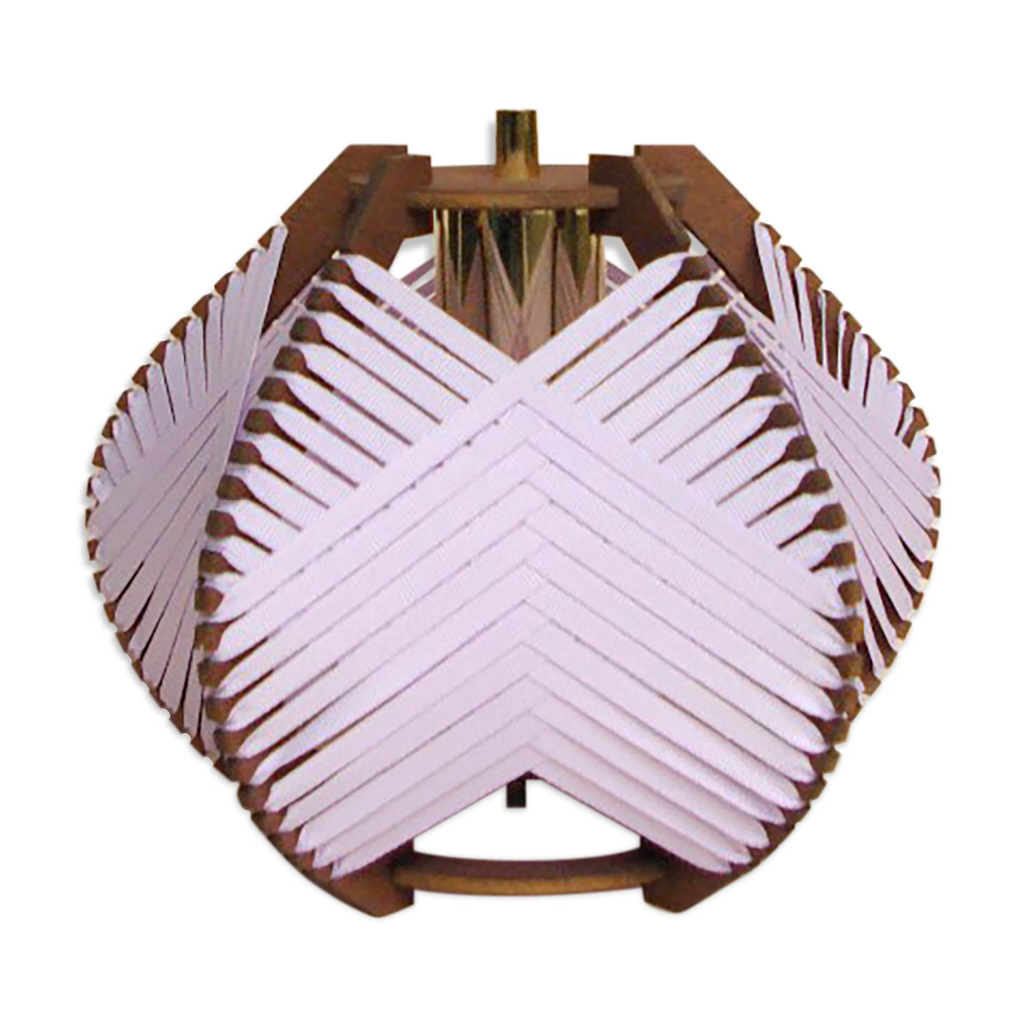 Woven lilac walkman to hang