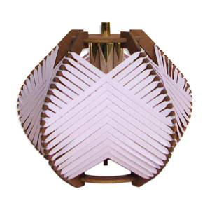 baladeuse lilas tissée