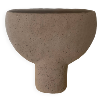 Vase vintage en argile brute