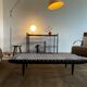 Black lacquered coffee table by Georges Tigien,1960s