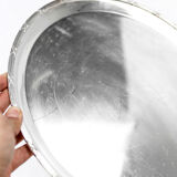 Louis XVI-style silver metal serving tray