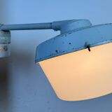 Grey Industrial Factory Wall Light from Elektrosvit, 1970s