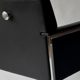 Steel armchair by Enrico Franzolini for Moroso, Italy.