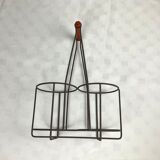 Metal bottle basket