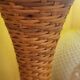 Large lamp made of rattan and rope