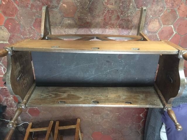 Antique rocking cradle