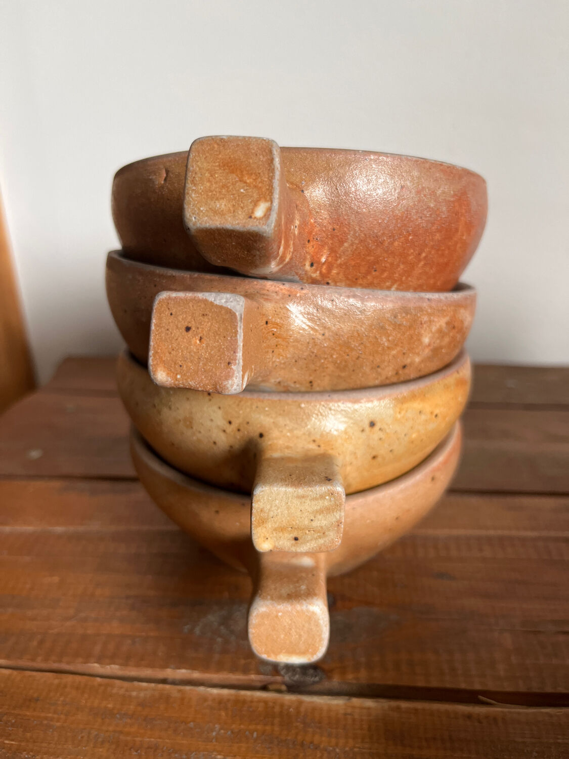 9 stoneware bowls