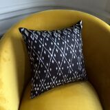 Coussin Shan noir 40x40
