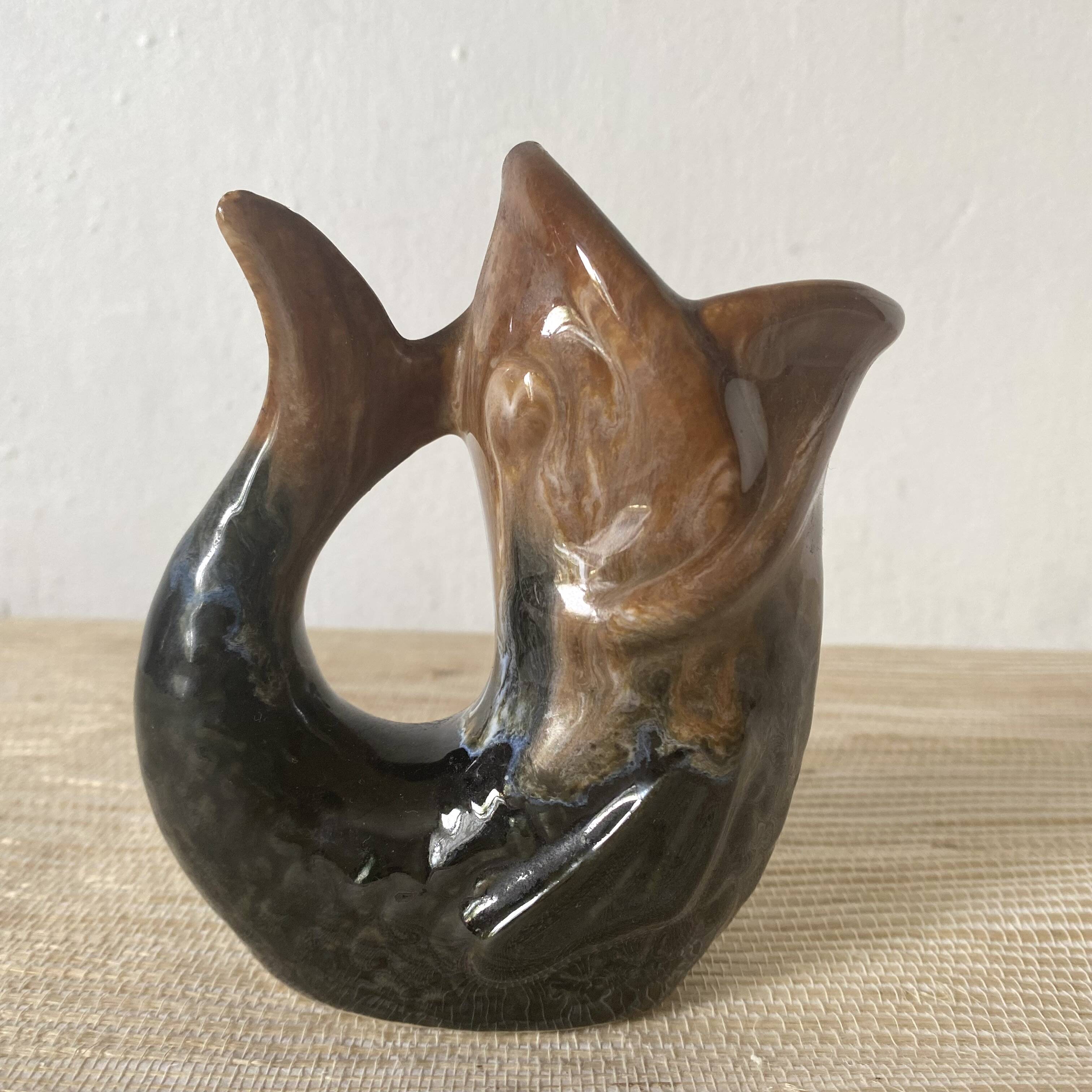 Vintage fish vase 12 cm