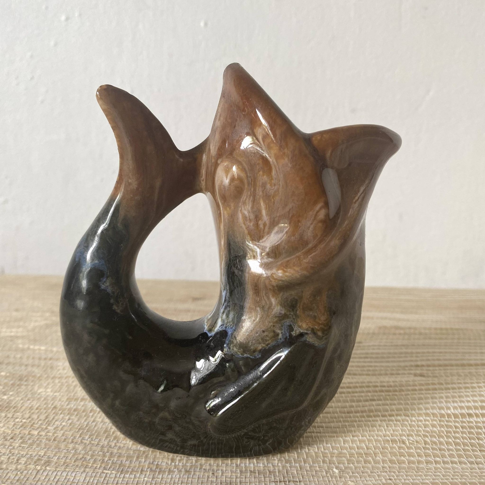 Vintage fish vase 12 cm