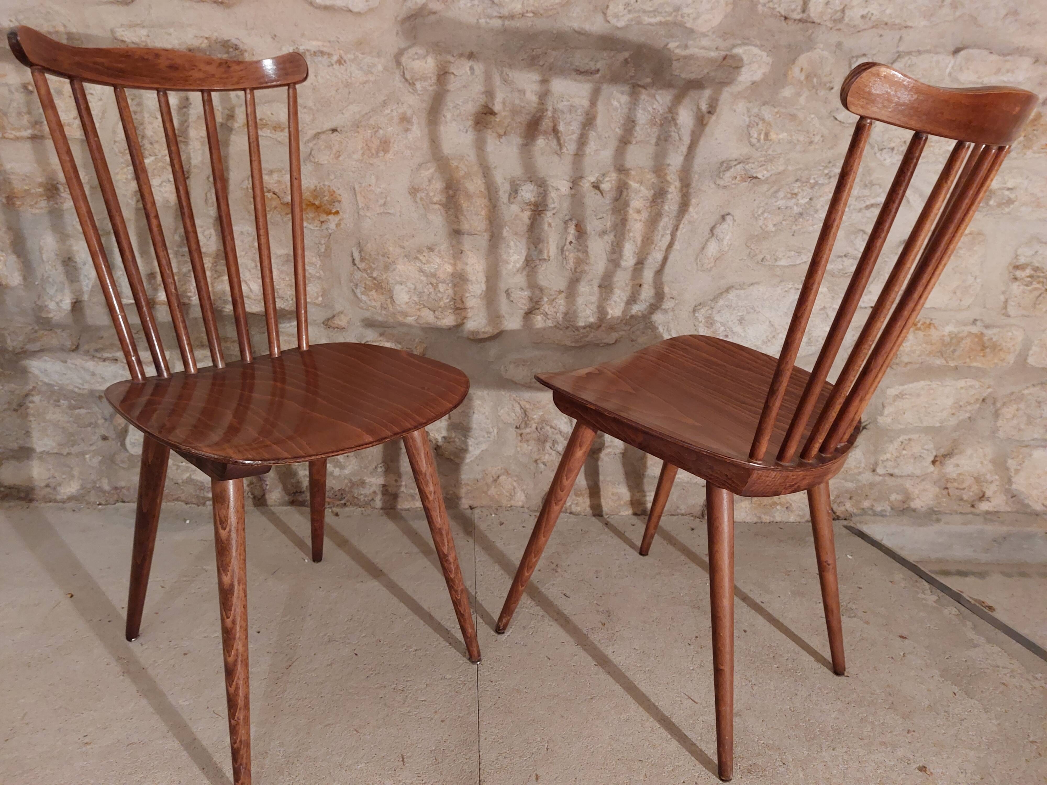 Pair of chairs "Minuet" Baumann