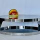 Round coffee table by Gallotti & Radice, Italy post 2000.