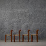 Vintage Hay Rey dining chairs by Bruno Rey for Kush Co, Switzerland 1970s set of 4