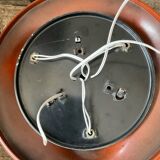 Space Age saucer wall lamp with 3 lights from the 70s