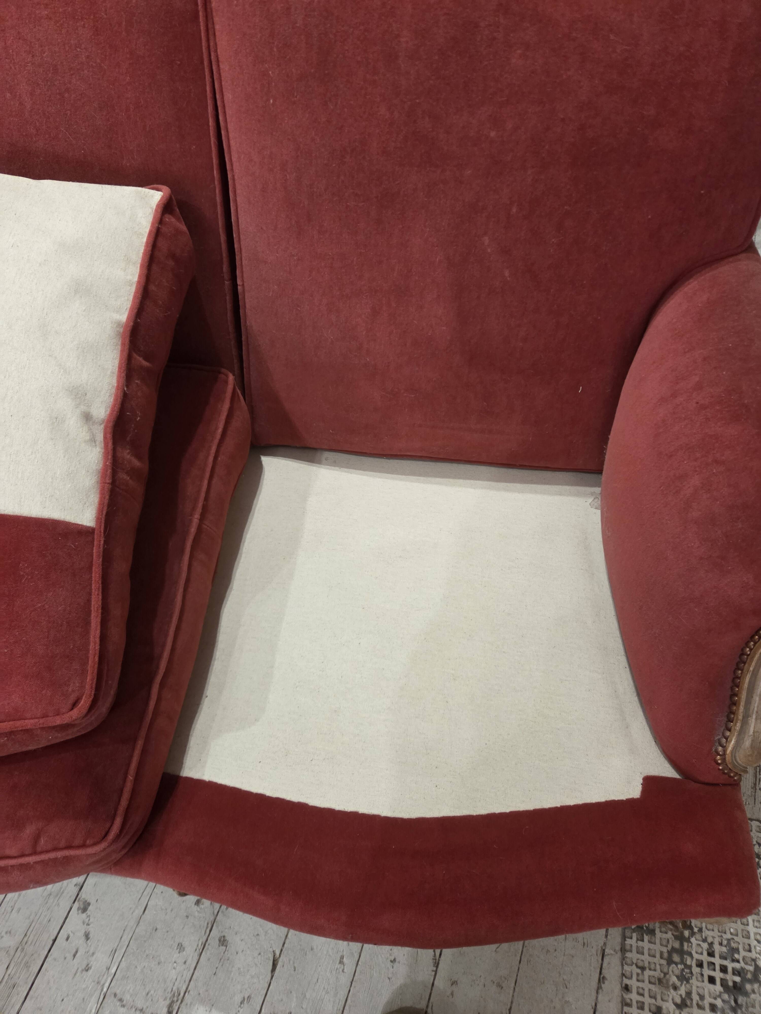 wool velvet sofa