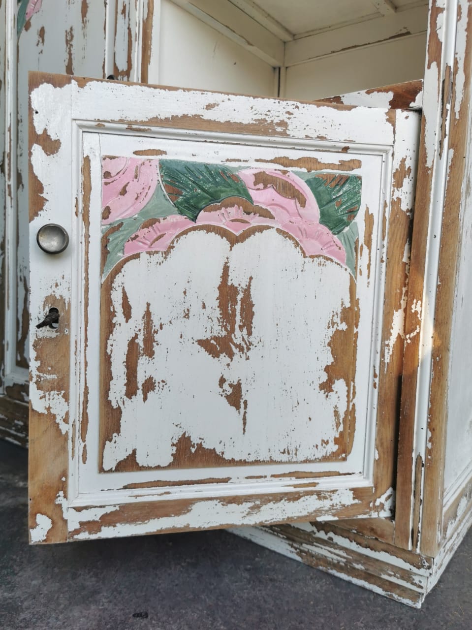 Asymmetrical Parisian art-deco wardrobe