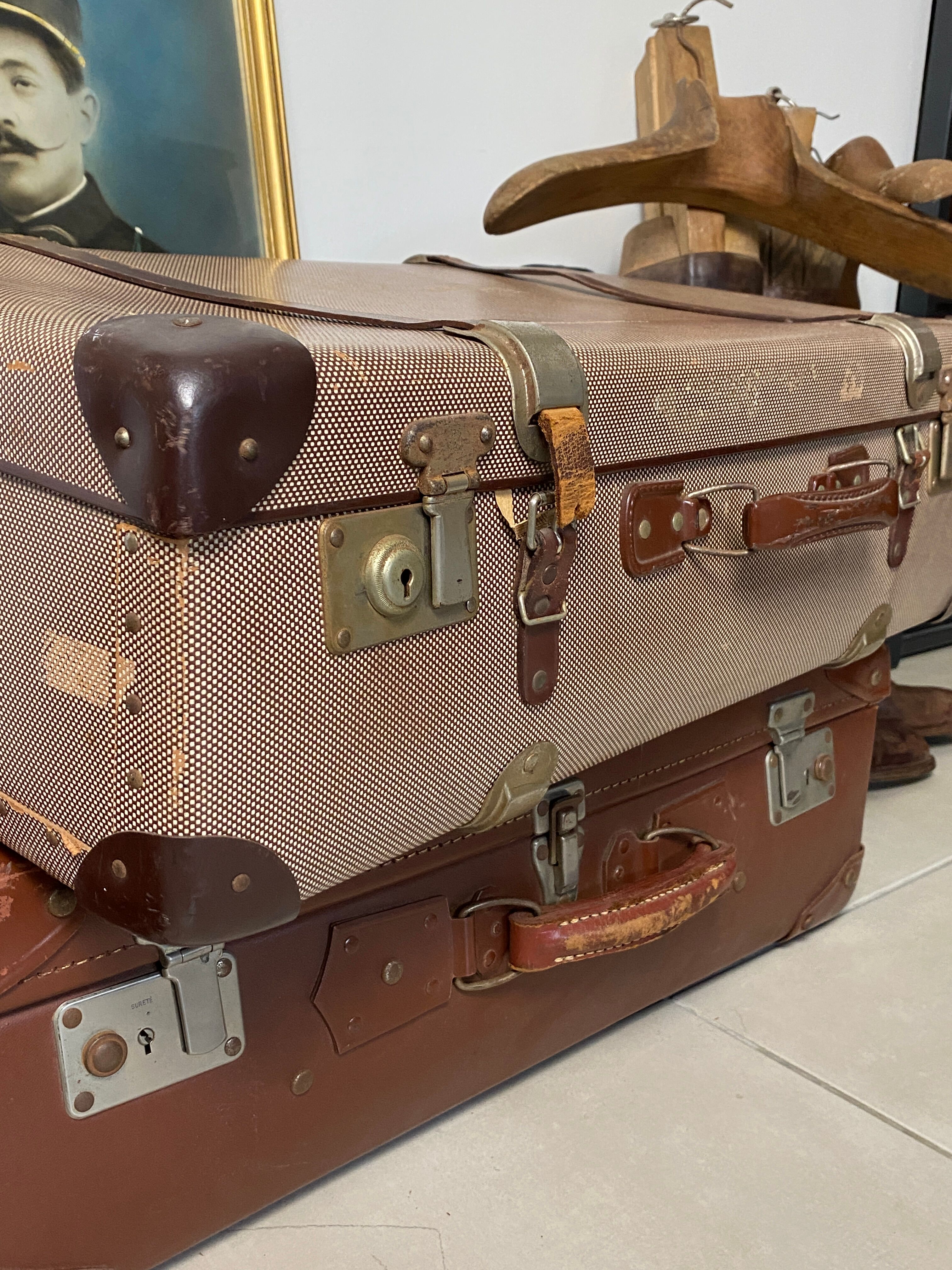Old vintage suitcase