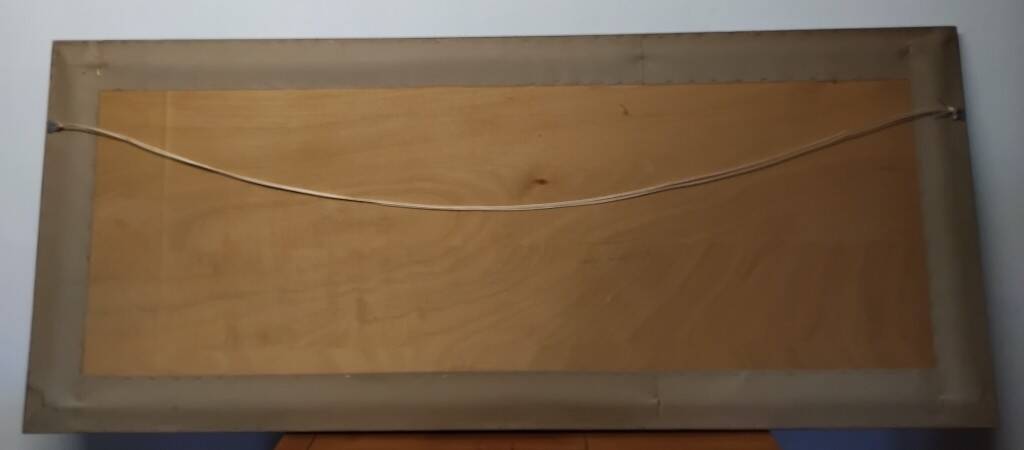 Vintage Hunting Scene Framed Wall Tapestry 179x74