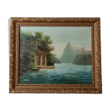 Landscape oil painting