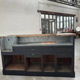 Art Deco oak bar