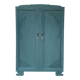 Armoire parisienne art déco bleue grisé 1930