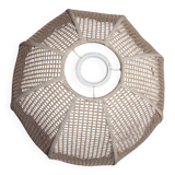 Rattan flower pendant light