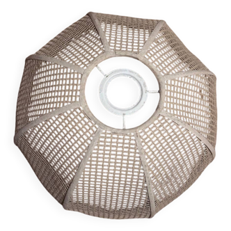 Rattan flower pendant light