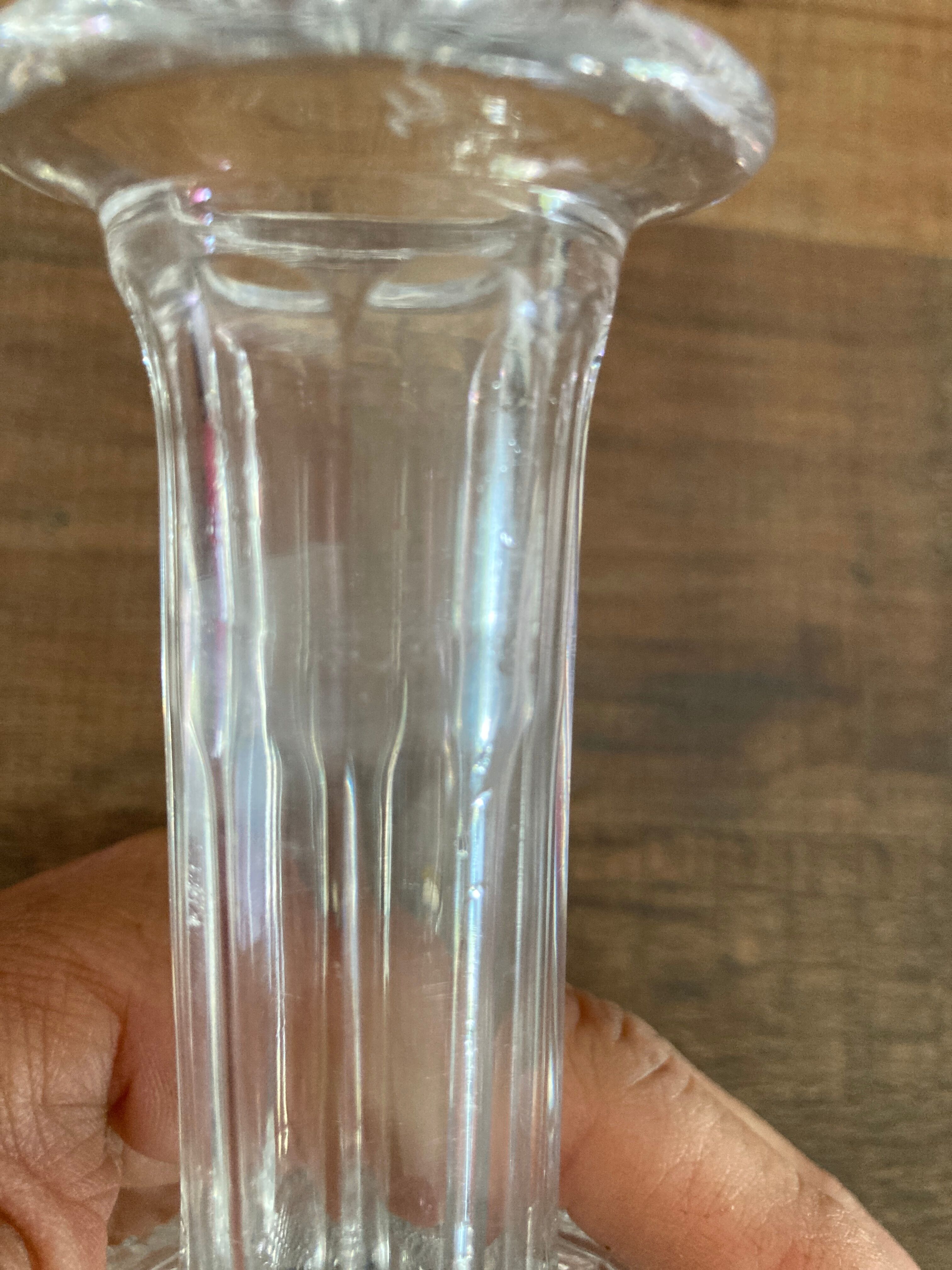 Baccarat diamond tip carafe