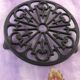 Vintage cast iron underside