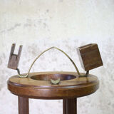 Art deco smoker's foot