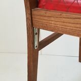 Vintage bridge armchair by René Gabriel, 1940
