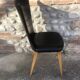 Chaise skaï noire
