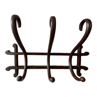 Curved wooden coat rack 1900's Thonet