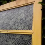 Porte vintage vitrages translucides