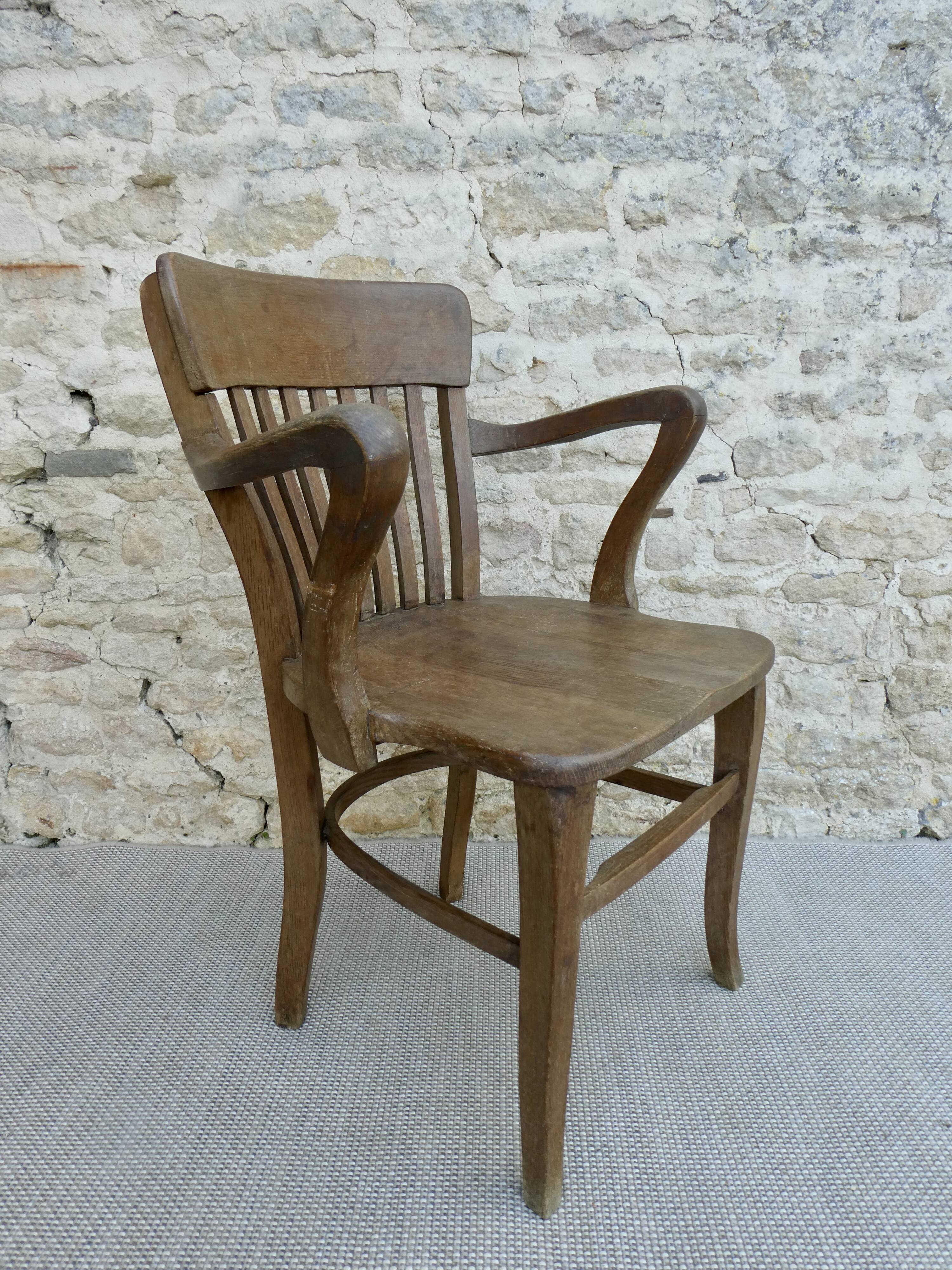 American Oak Office Chair