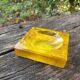 Empty yellow crystal pocket