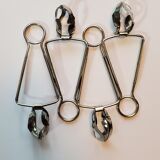 Set of 4 stainless steel snail pliers